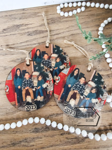 Color Photo Ornament (Please Read Description for instructions of ordering)