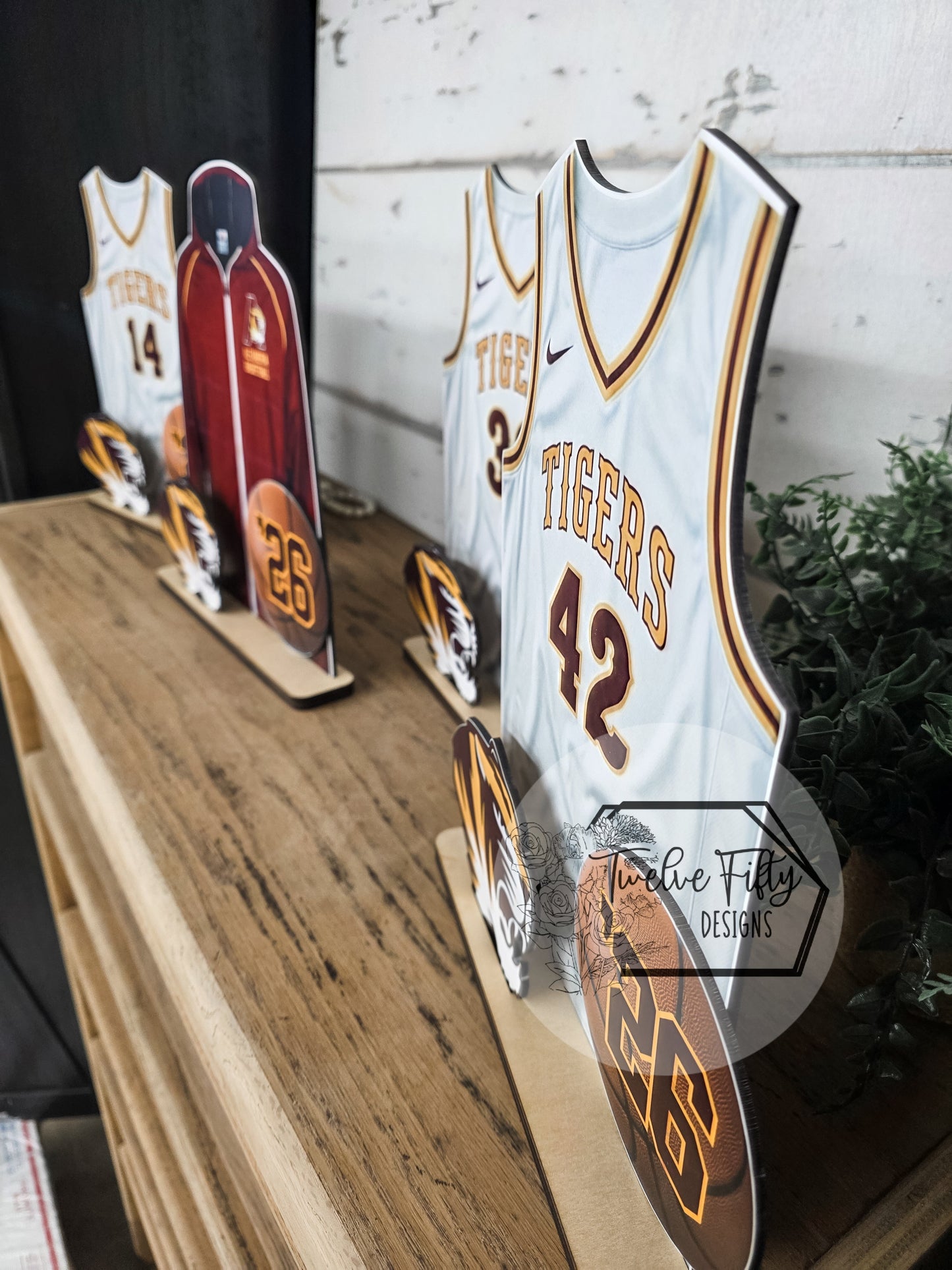 Custom Senior Jersey Stand - Personalized Sports Display (IMPORTANT Please Read Description)