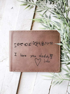 Bay Brown Engraveable Wallet
