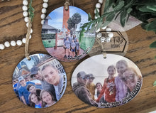 Load image into Gallery viewer, Color Photo Ornament (Please Read Description for instructions of ordering)