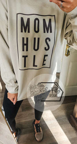 Mom Hustle Crewneck Sweatshirt