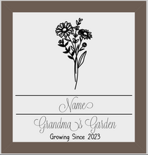 Load image into Gallery viewer, Grandma/Nana/Mimi&#39;s Garden Growing Since