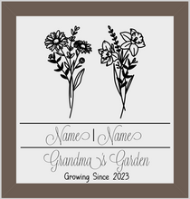 Load image into Gallery viewer, Grandma/Nana/Mimi&#39;s Garden Growing Since