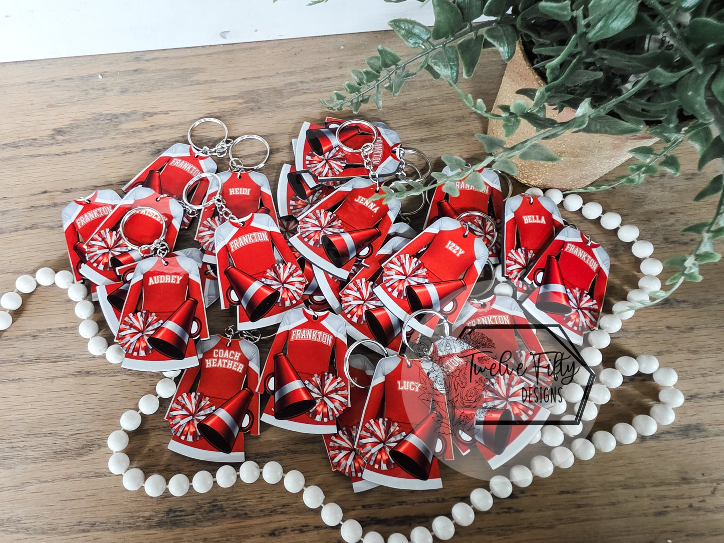 Custom Jersey Keychain - Double Sided