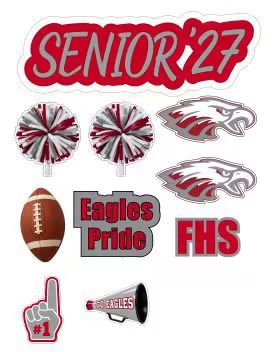 Custom Cheer Senior Night Banner Decorating Kits for Any School