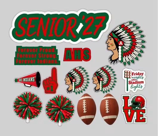 Custom Cheer Senior Night Banner Decorating Kits for Any School