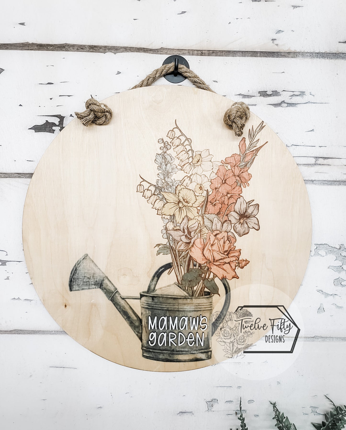 Birth Months Watering Can Bouquet