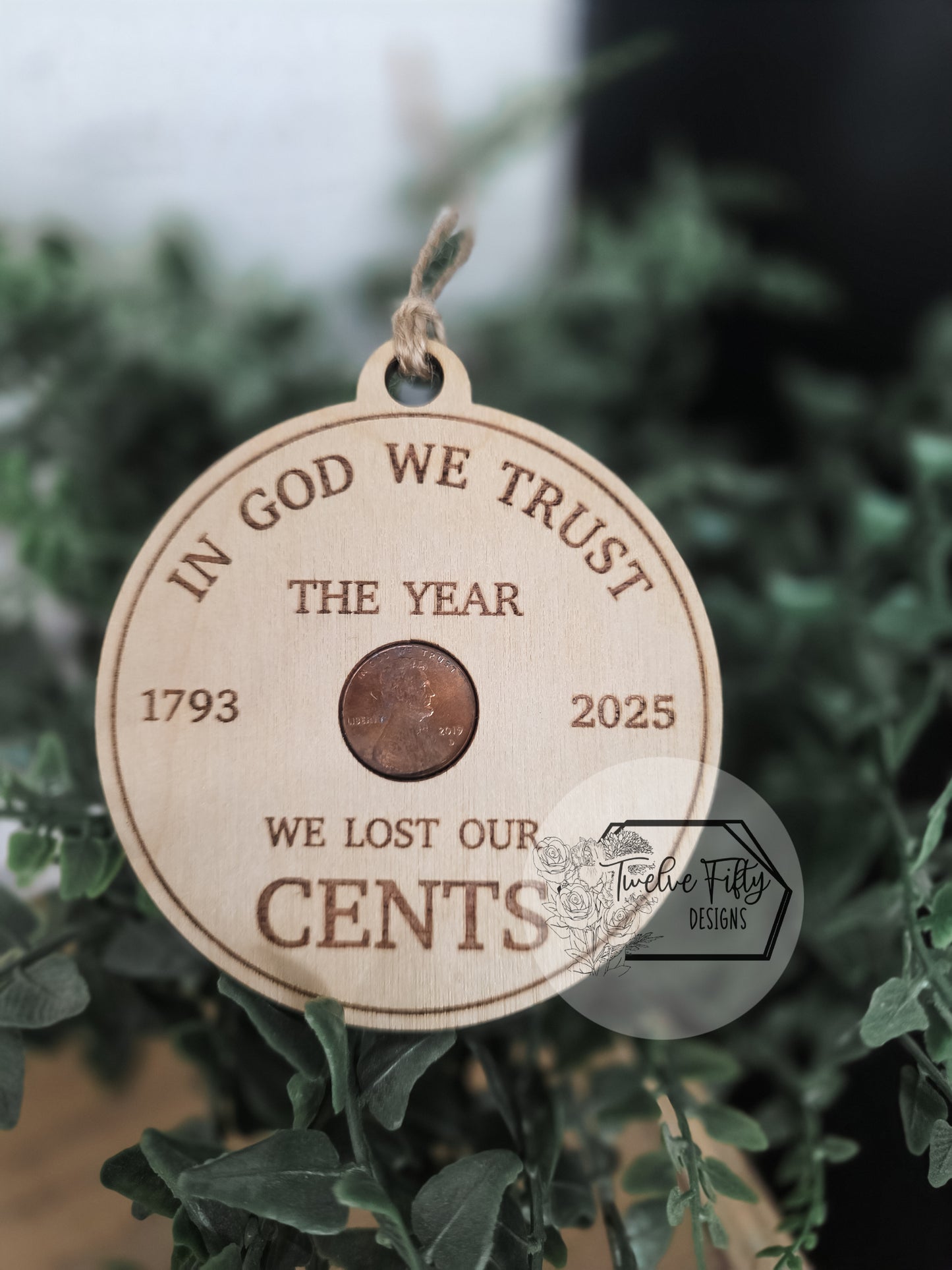The Year We Lost Our Cents Ornament