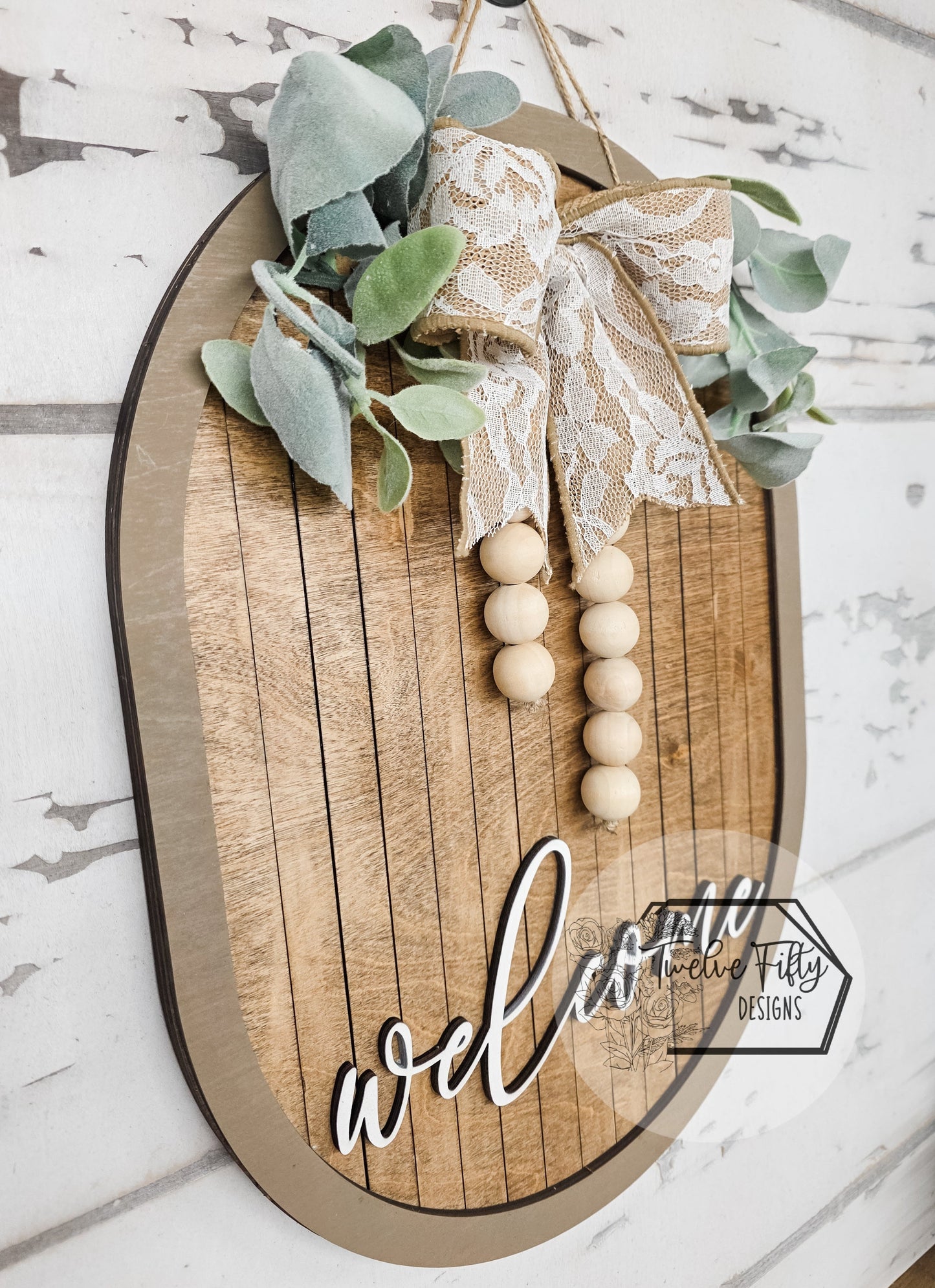 Welcome Door Hanger - 18"