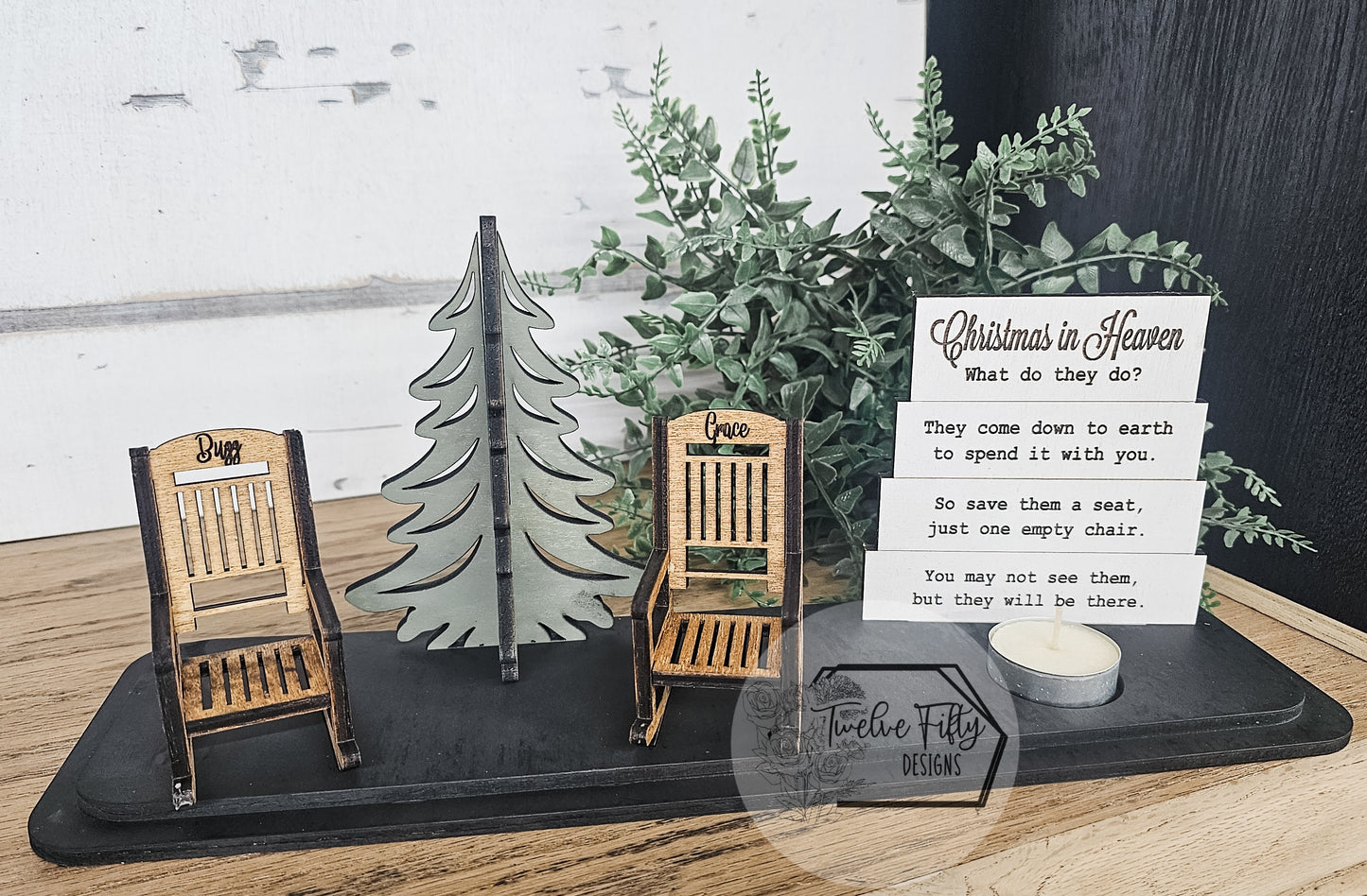 Chrsitmas in Heaven Shelf Sitter