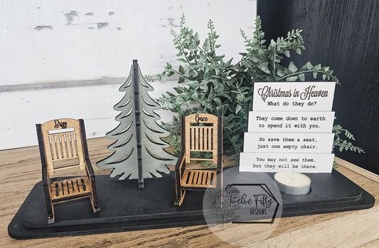 Chrsitmas in Heaven Shelf Sitter