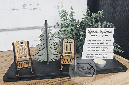 Chrsitmas in Heaven Shelf Sitter