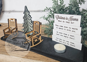 Chrsitmas in Heaven Shelf Sitter