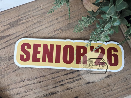 Custom Senior Night Decoration Pieces - Individual Items (Please Read Description for Details)