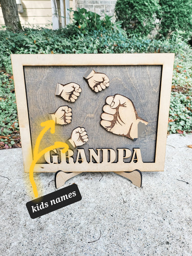 Fist bump Grandpa