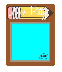 Customized Post it Note Holder