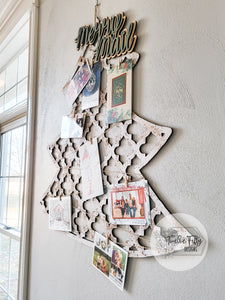 Merry Mail Christmas Card Display
