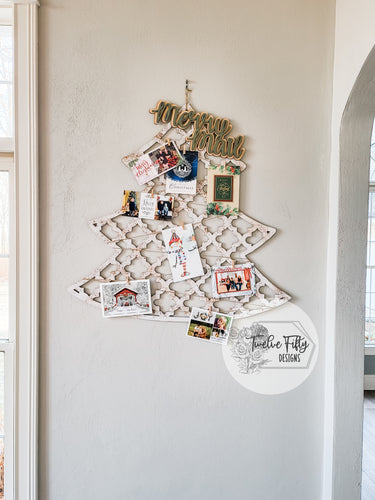 Merry Mail Christmas Card Display