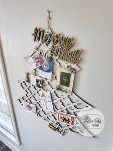 Merry Mail Christmas Card Display
