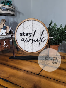 Reverisble Welcome-ish/Stay Awhile