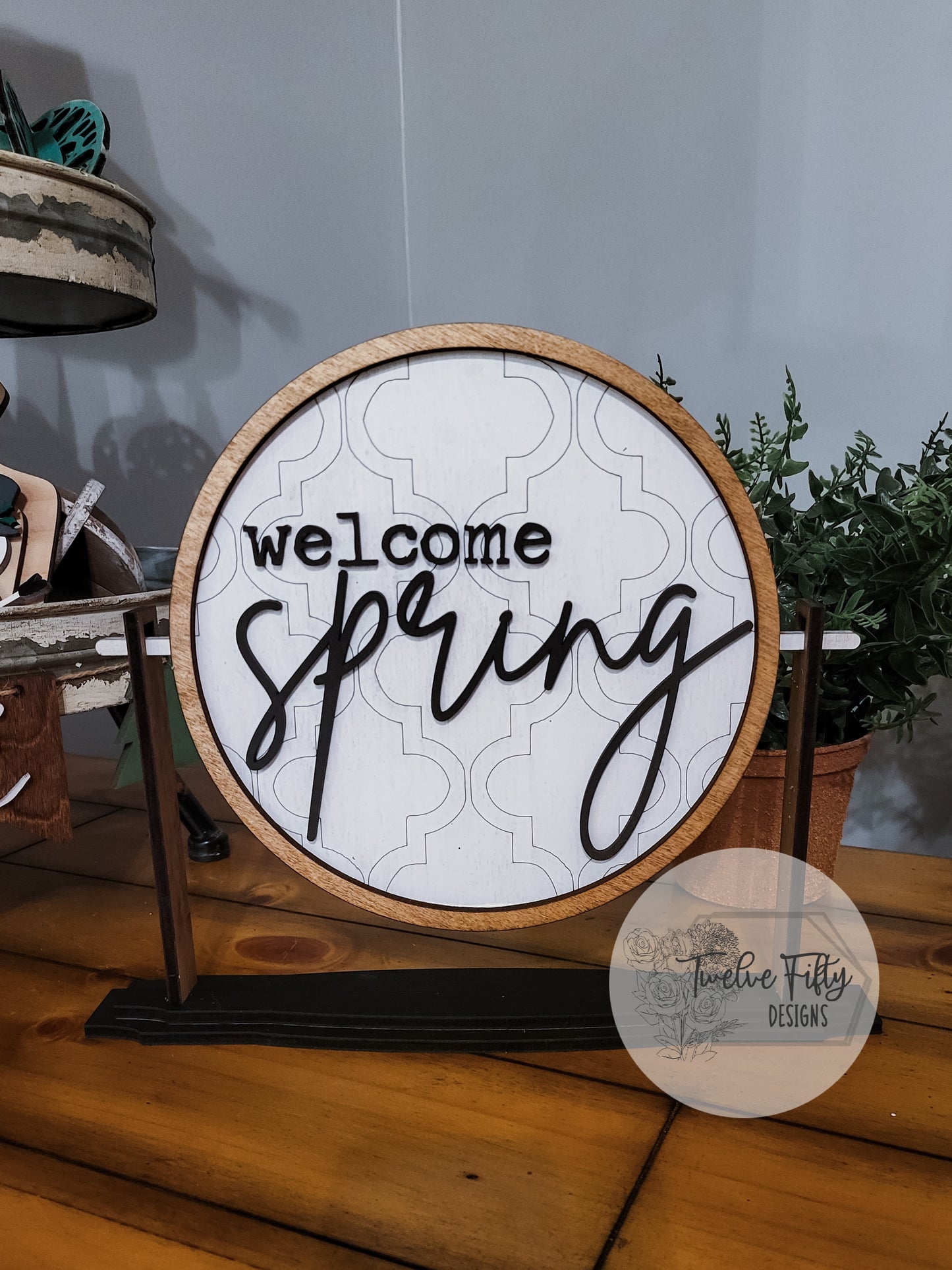 Interchangeable Flip Sign