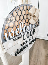 Load image into Gallery viewer, Welcome to our Coop Door Hanger