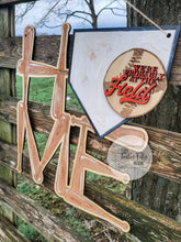 Load image into Gallery viewer, Home Baseball Door Hanger