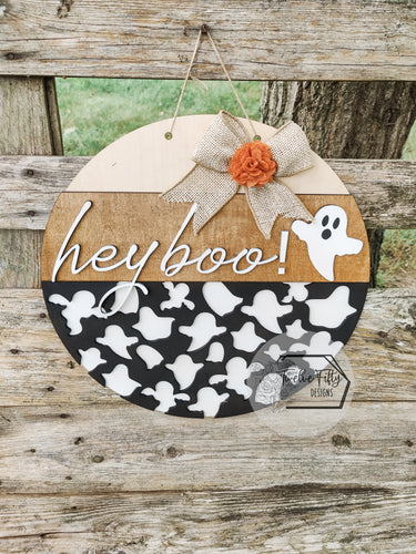 Hey Boo! Door Hanger