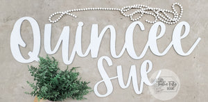 Custom Name Sign, Nursery Name Sign, Cutout Word/Phrase