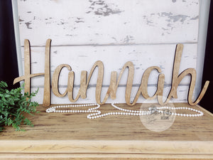 Custom Name Sign, Nursery Name Sign, Cutout Word/Phrase